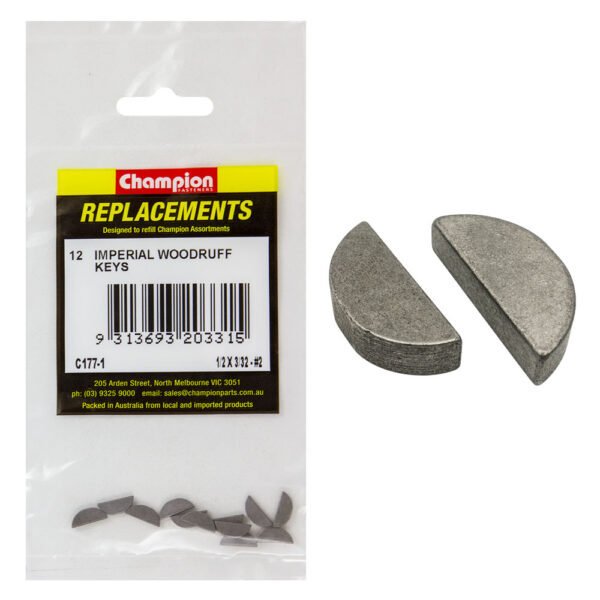 Woodruff Key Imperial Assortment Refill - AIMS Industrial Supplies