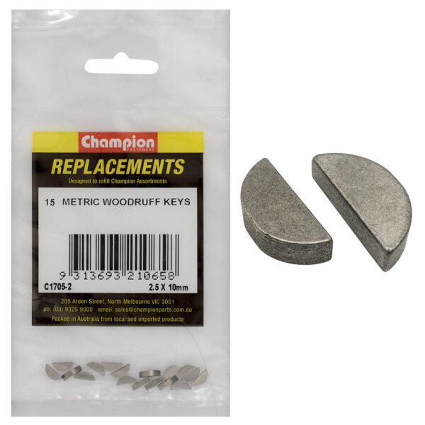 Woodruff Key Metric Assortment Refill - AIMS Industrial Supplies