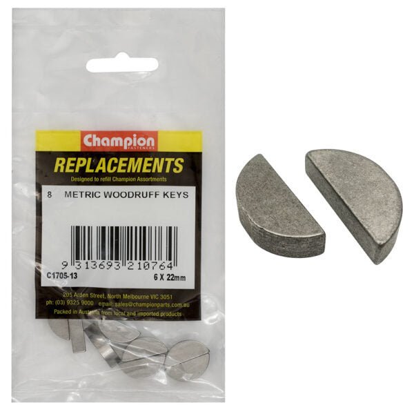Woodruff Key Metric Assortment Refill - AIMS Industrial Supplies