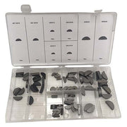 Work Shop Buddy Woodruff Key Metric Grab Kit (3 x 5 x 13 - 6 x 9 x 22mm), 80 Pcs - AIMS Industrial Supplies