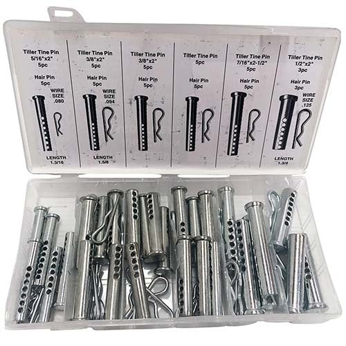 Workshop Buddy Clevis & Hitch Pin Grab Kit (5/16 x 2 - 1-3/4 x 0.125"), 56Pcs1