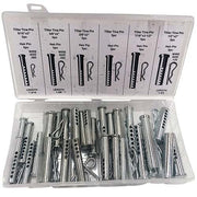 Workshop Buddy Clevis & Hitch Pin Grab Kit (5/16 x 2 - 1-3/4 x 0.125"), 56Pcs - AIMS Industrial Supplies