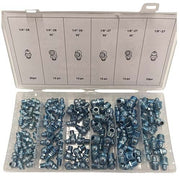 Workshop Buddy Grease Nipple Metric Grab Kit (M6 x 1 - M10 x 1.5), 110 Pieces - AIMS Industrial Supplies