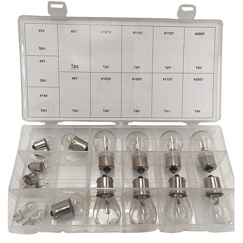 Workshop Buddy Lamp (Auto) Bulb Grab Kit (5/16 x 2 - 1-3/4 x 0.125"), 17 Pieces - AIMS Industrial Supplies
