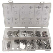 Workshop Buddy Lock and Flat Washer Grab Kit (3 - 10mm), 350 Pieces1