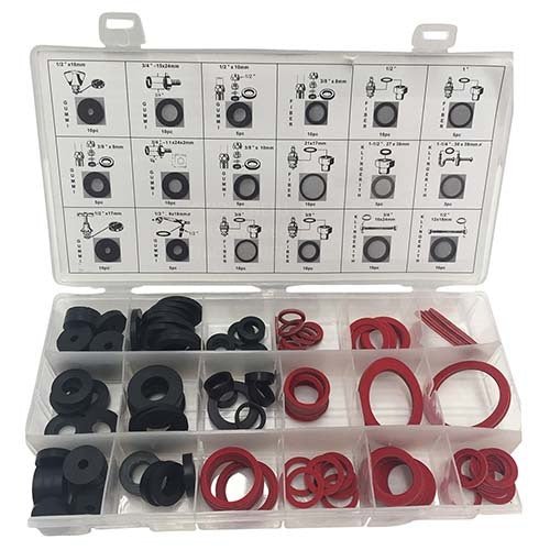 Workshop Buddy Seal Washer Grab Kit (3/8"x10mm - 3/4" - 16x24mm), 141 Pieces - AIMS Industrial Supplies