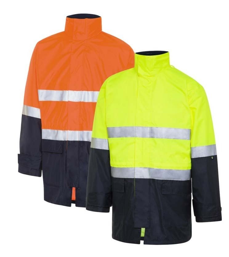 WS Workwear 4 - in - 1 - 2T Hoop Taped Recycled Poly Oxford Jacket - AIMS Industrial Supplies