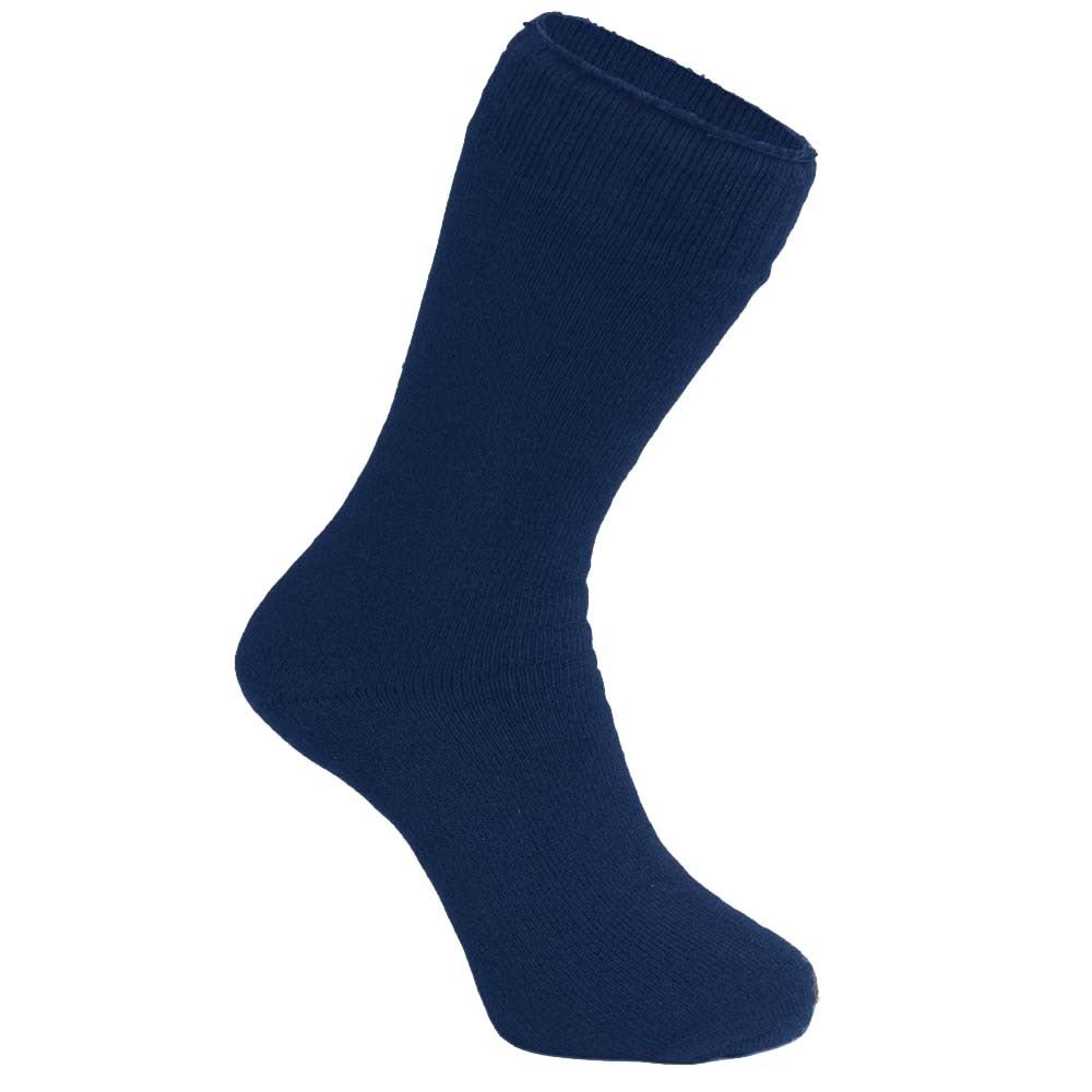 WS Workwear Bamboo Socks, Navy UK/AUS Size 6 - 10 - AIMS Industrial Supplies