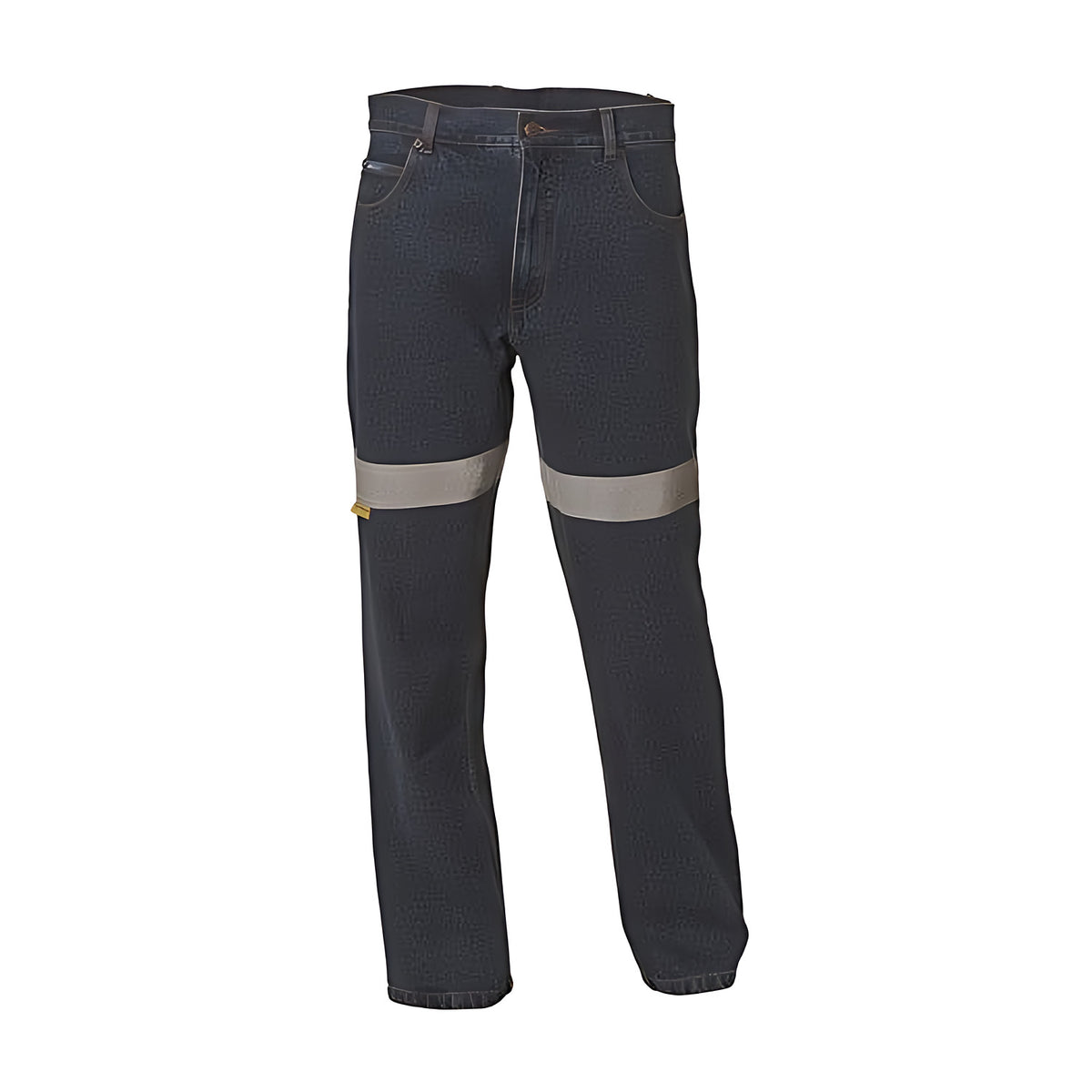 WS Workwear Denim Jeans w/ Reflective Tape Stonewash