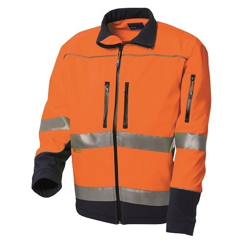 WS Workwear Hi-Vis Water Resistant Soft Shell Jacket1