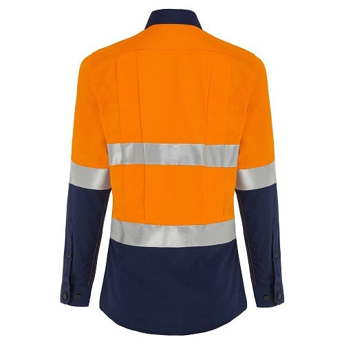 WS Workwear Koolflow Womens Hi-Vis Button-Up Shirt2