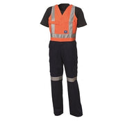 WS Workwear Mens Action-Back Drill Overall w/ Reflective Tape