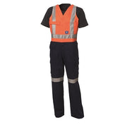 WS Workwear Mens Action-Back Drill Overall w/ Reflective Tape1
