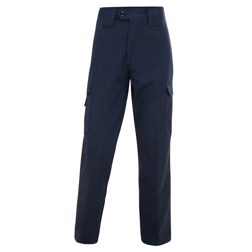WS Workwear Mens Classic Cargo Pocket Drill Trouser. Navy, 79 Long - AIMS Industrial Supplies