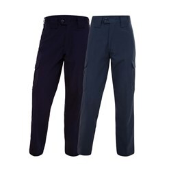 WS Workwear Mens Classic Cargo Pocket Drill Trouser. Navy, 79 Long1