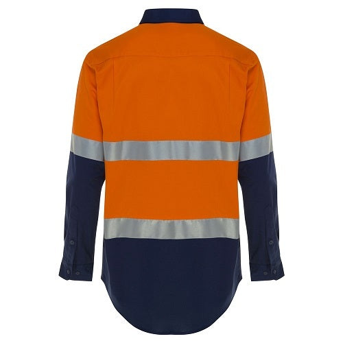 WS Workwear Mens Hi-Vis Button-Up Shirt, Adjcuffs2