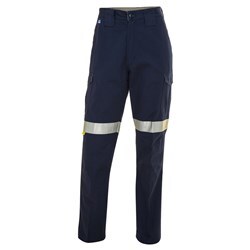 WS Workwear Mens Midweight Taped Canvas Cargo Trouser,Navy, 79 Long1
