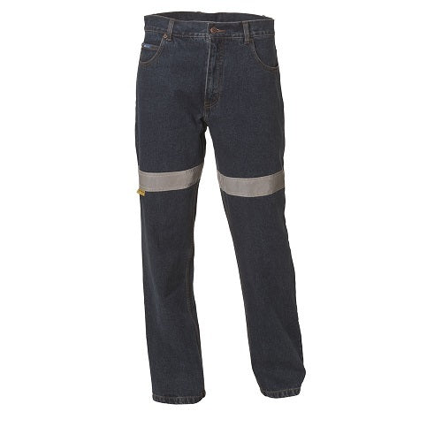 WS Workwear Mens Stretch Jeans Stonewash - Hi Vis1