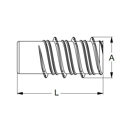 Xbolt Bite Internal Thread Hex Anchor R1000 Coating3