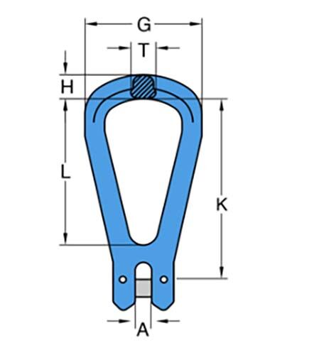 Yoke G100 Clevis End Pin Lock2