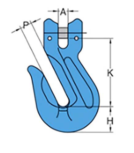 Yoke G100 Clevis Grab Hook - AIMS Industrial Supplies