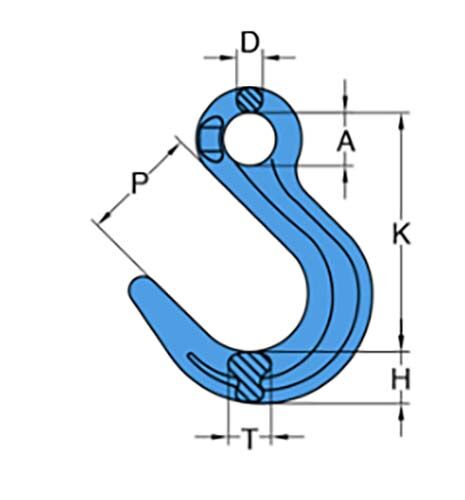 Yoke G100 Eye Foundry Hook - AIMS Industrial Supplies
