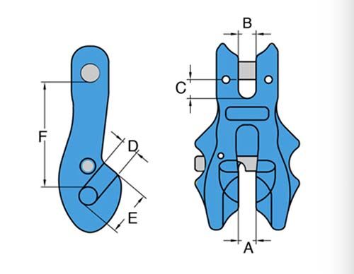 Yoke G100 Shortening Clutch Clevis Type Safety Pin 7/8mm - 1812082