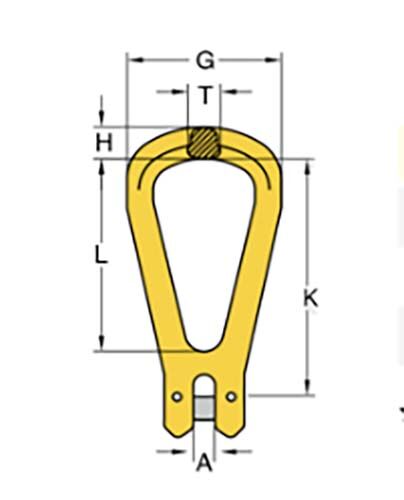 Yoke G80 Clevis End Pinlock - AIMS Industrial Supplies