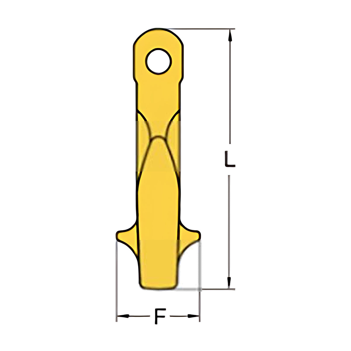 Yoke G80 Clevis Grab Hook