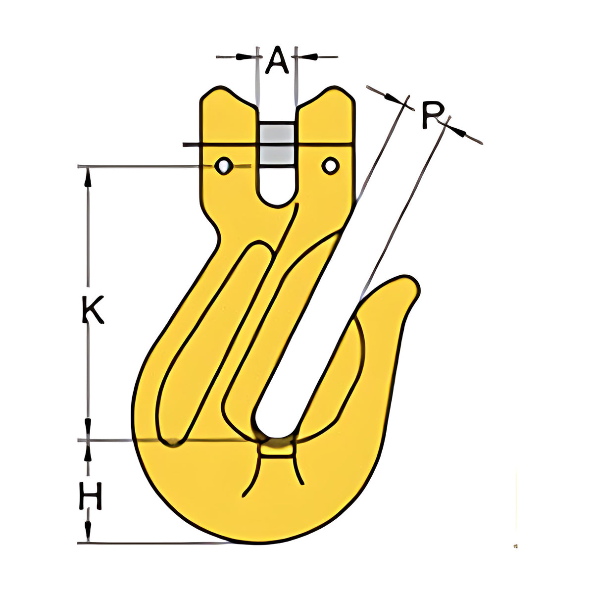 Yoke G80 Clevis Grab Hook