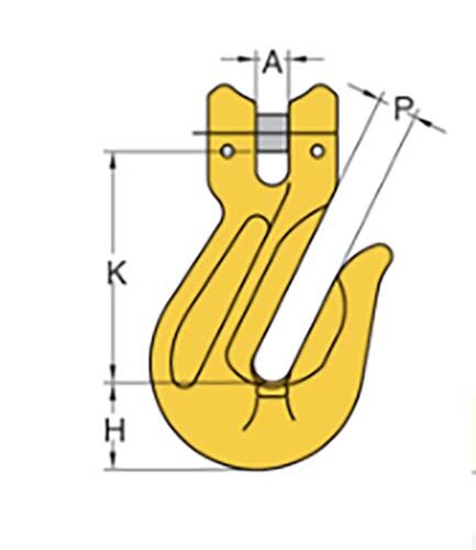 Yoke G80 Clevis Grab Hook - AIMS Industrial Supplies