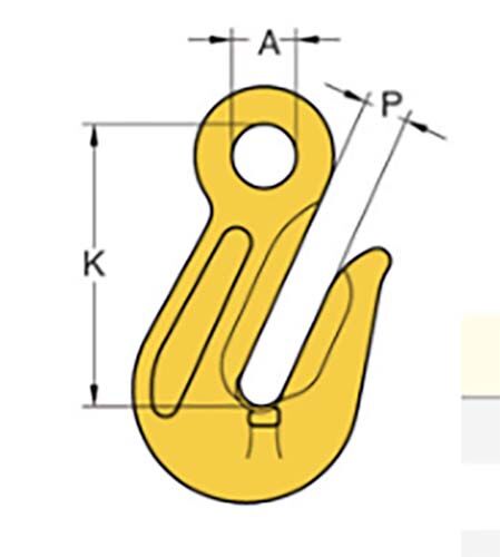 Yoke G80 Eye Type Grab Hook - AIMS Industrial Supplies
