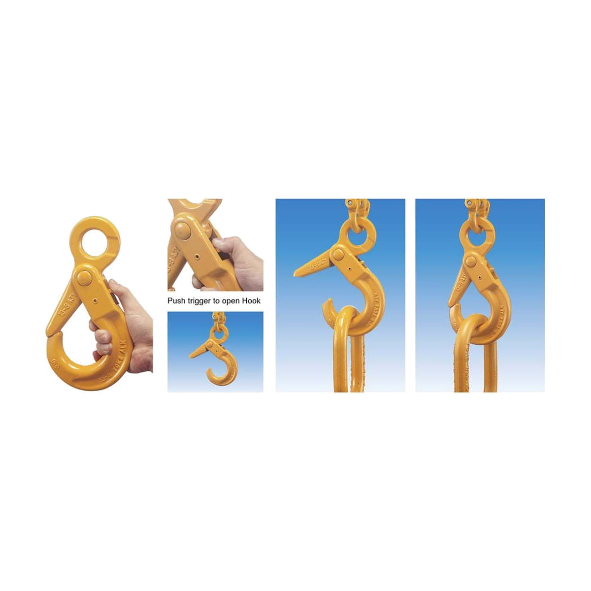 Yoke G80 Eye Type Self Locking Hook