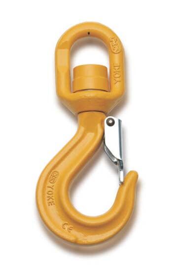 Yoke G80 Swivel Eye Sling Hook With Ball Bearing - AIMS Industrial Supplies